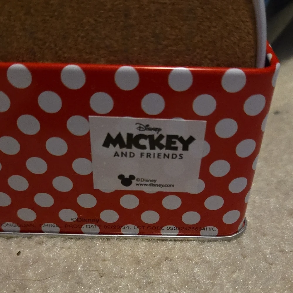 Disney Mickey and Friends Mickey & Minnie Red and White Polka Dot Coaster Set - Picture 2 of 6